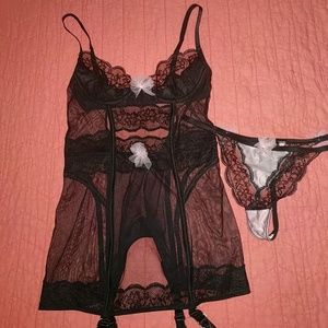 Victoria's Secret corset lingerie with panty!